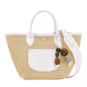 Longchamp Le Pliage Panier Ceramic Tote Bag | White